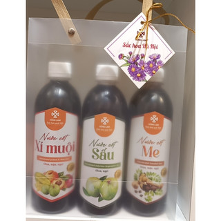 Combo 3 nước cốt sấu ,me, xí muội - Hồng Lam 11 hàng đường