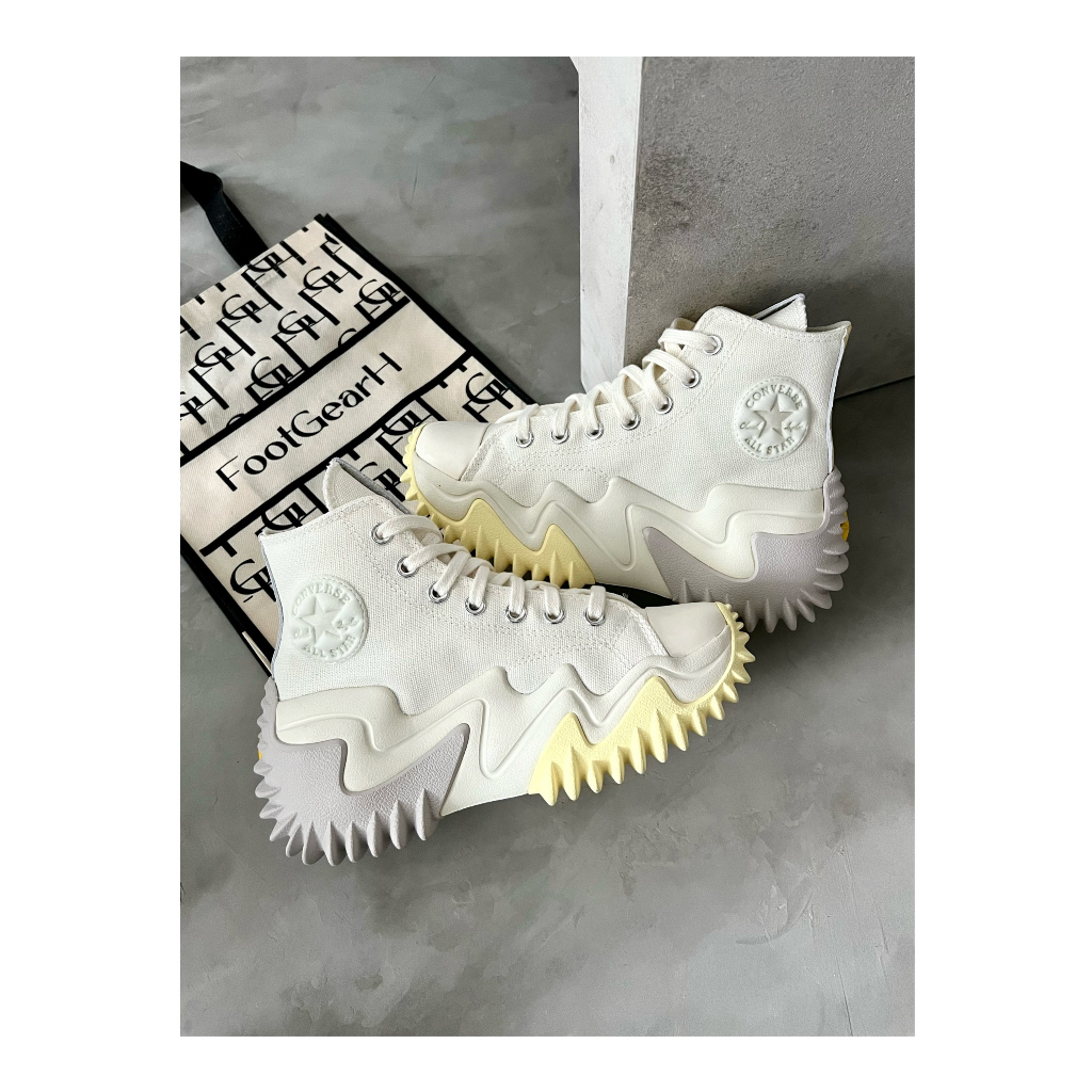 Giày Converse run ngôi sao màu trắng -A00874C