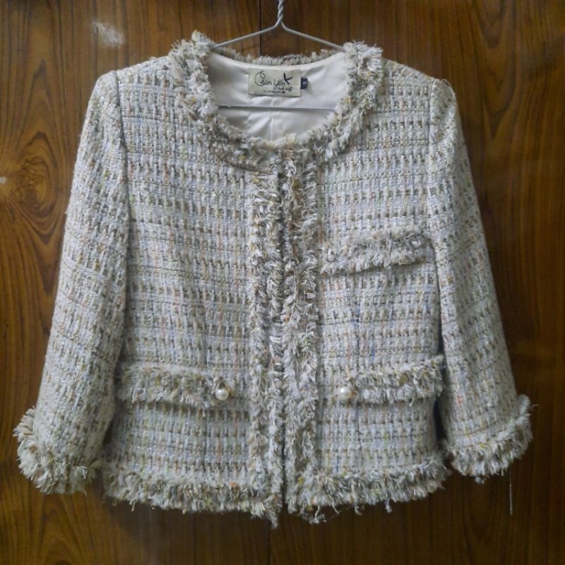 Áo khoác dạ tweed