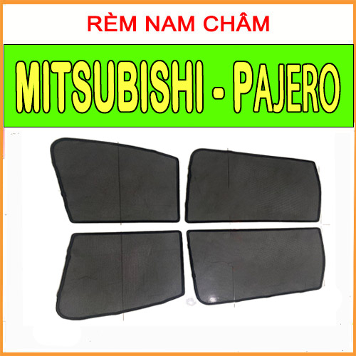 Rèm Che Nắng Nam Châm Xe Mitsubishi pajero Bộ 4 tấm chắn nắng chuẩn form xe, nam châm hút mạnh