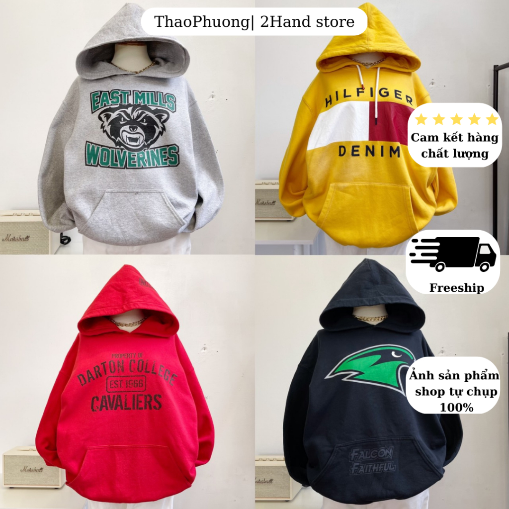 [U] Áo HOODIE MỸ 2Hand NAM NỮ/ ÁO HOODIE DÀY DẶN [MUA 2 TẶNG 1] | BigBuy360 - bigbuy360.vn