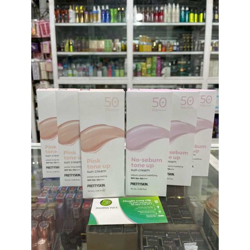 kem chống nắng vật lý PRETTYSKIN SUN CREAM SPF 50+ PA++++