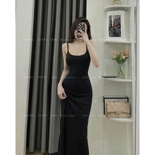 Đầm 2 dây xoè