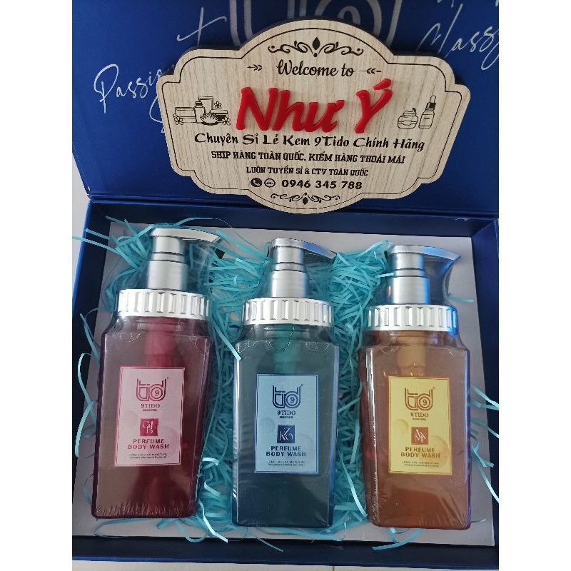 Sữa tắm hương nước hoa cao cấp 9Tido