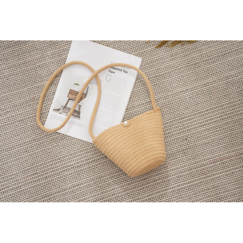 Túi Xách Dệt Mềm Mại Phong Cách Retro Thời Trang Cho Nữ