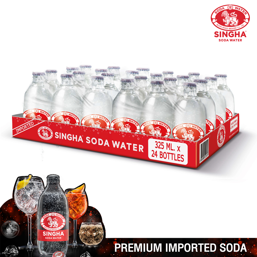 Nước soda SINGHA thùng 24 chai X 325 ml