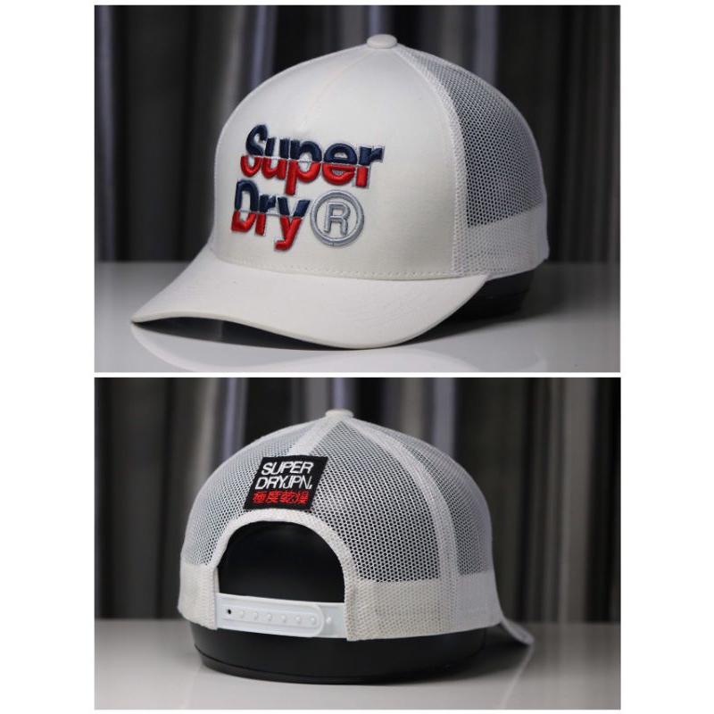 Nón lưỡi trai lưới SU PER DRY Jean cao cấp,nón kết thể thao VNXK, màu xanh lưới nâu