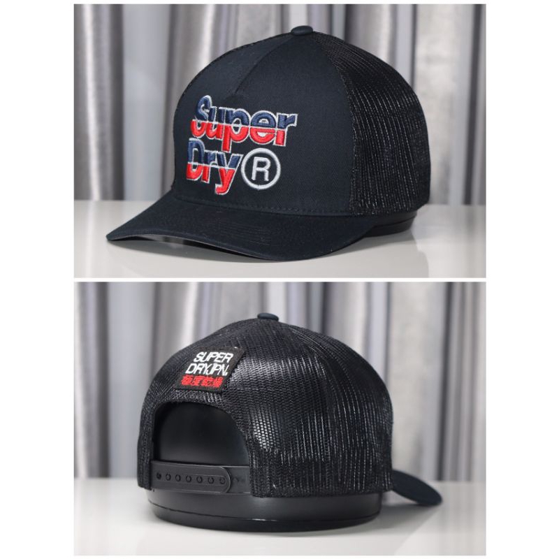 Nón lưỡi trai lưới SU PER DRY Jean cao cấp,nón kết thể thao VNXK, màu xanh lưới nâu