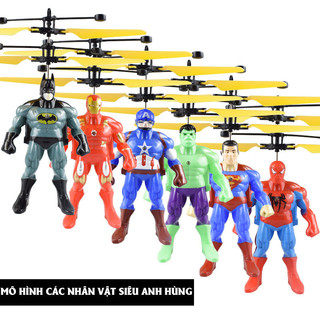 Đồ chơi mô hình bay cảm ứng nhân vật siêu anh hùng Avenger