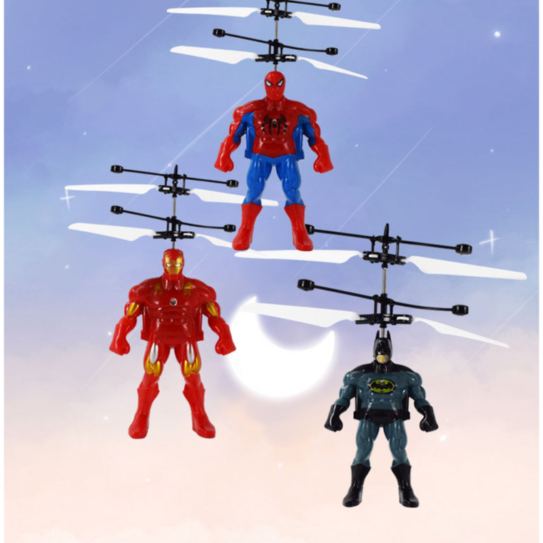 Đồ chơi mô hình bay cảm ứng nhân vật siêu anh hùng Avenger