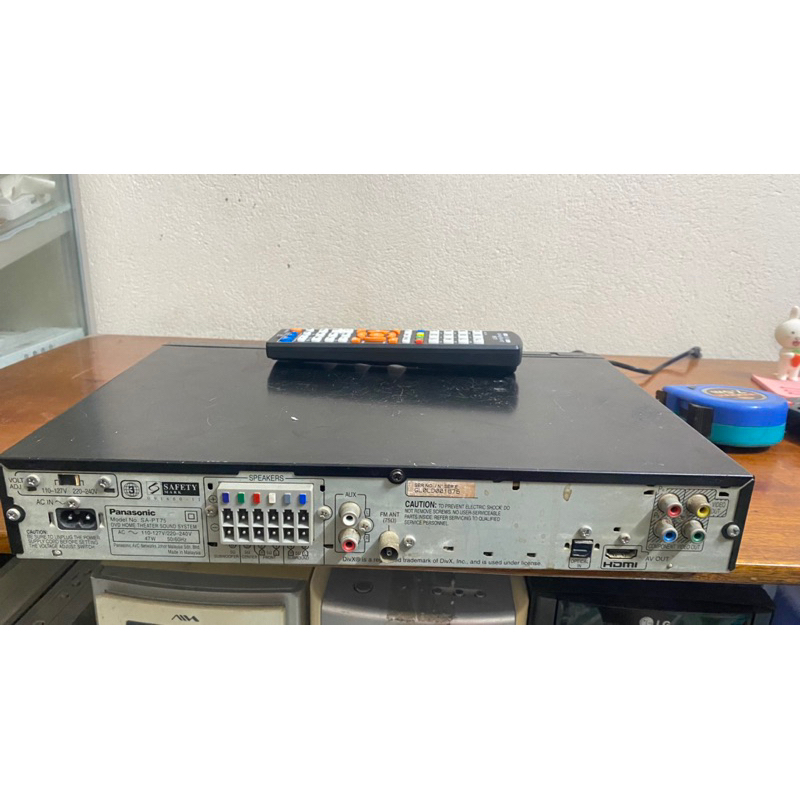 Đầu dàn 5.1 Panasonic  SA-PT75 -công suất kéo 330w thanh lý