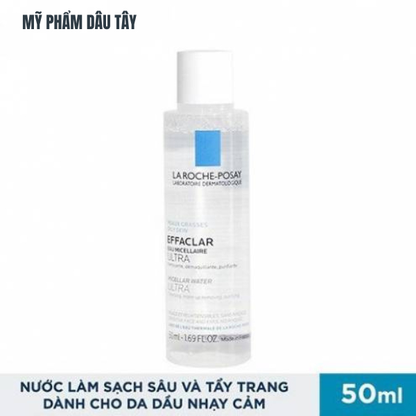 Nước Tẩy Trang La Roche Posay Micellar Water Ultra Sensitive Skin làm sạch sâu cho da nhạy cảm