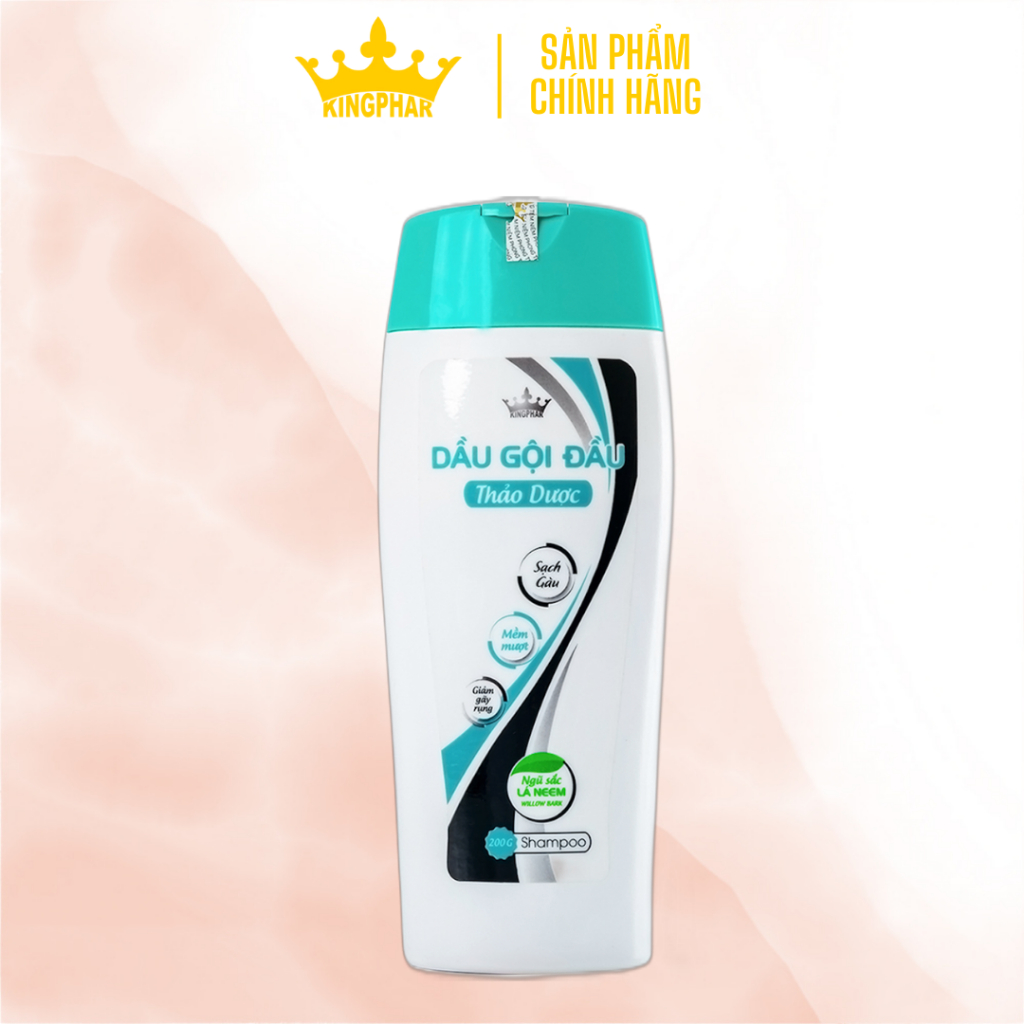 Dầu Gội Thảo Dược Tự Nhiên 200g KINGPHAR