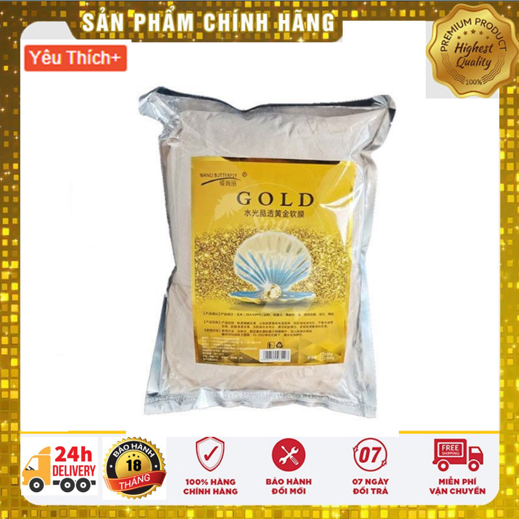 Bột Mặt Nạ Vàng Colagen, Mặt Nạ Vàng Colagen Vàng Sâm Cao Cấp SPA-TMV