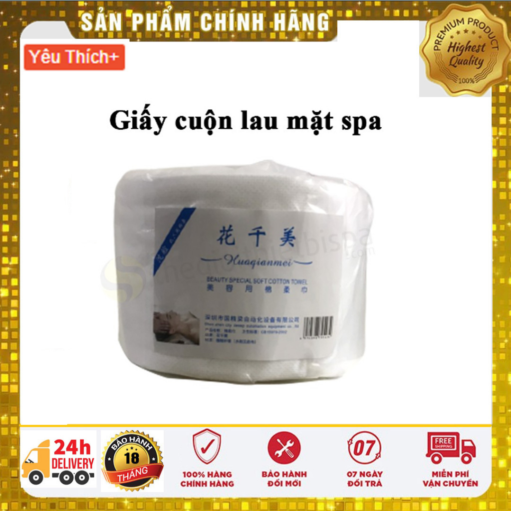 Giấy quận , rửa mặt , tẩy trang , dùng trong SPA-TMV
