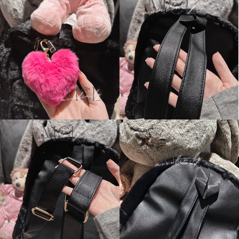 Balo lông đen loại xịn