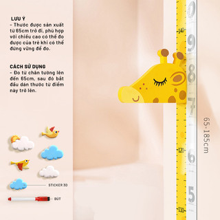 THƯỚC ĐO CHIỀU CAO DÁN TƯỜNG CHO BÉ (Nhiều Mẫu)