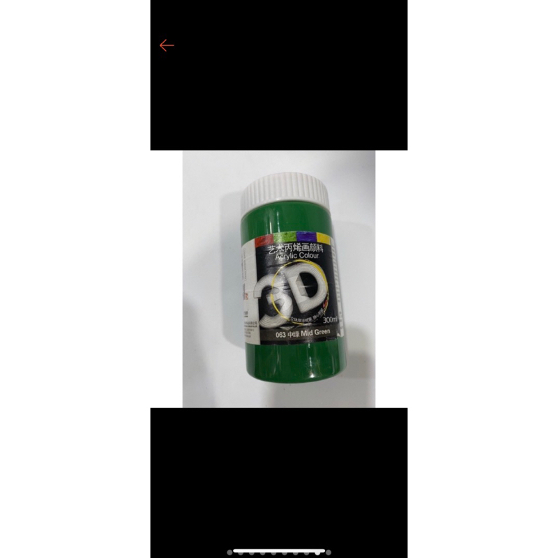 MÀU Acrylic 3D lọ 300ml CHÍNH HÃNG