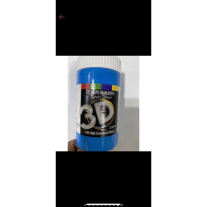 MÀU Acrylic 3D lọ 300ml CHÍNH HÃNG