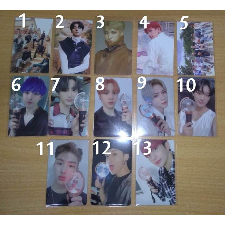 Photocard ATEEZ thẻ ảnh sưu tầm card hàng chính hãng official