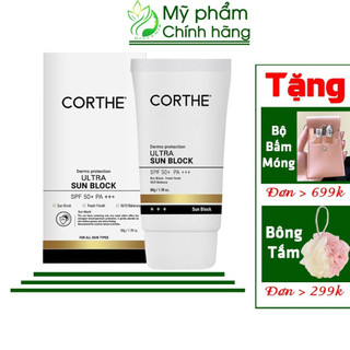 Kem chống nắng corthe ultra sun block spf50+ pa+++ 50g cho da dầu mụn
