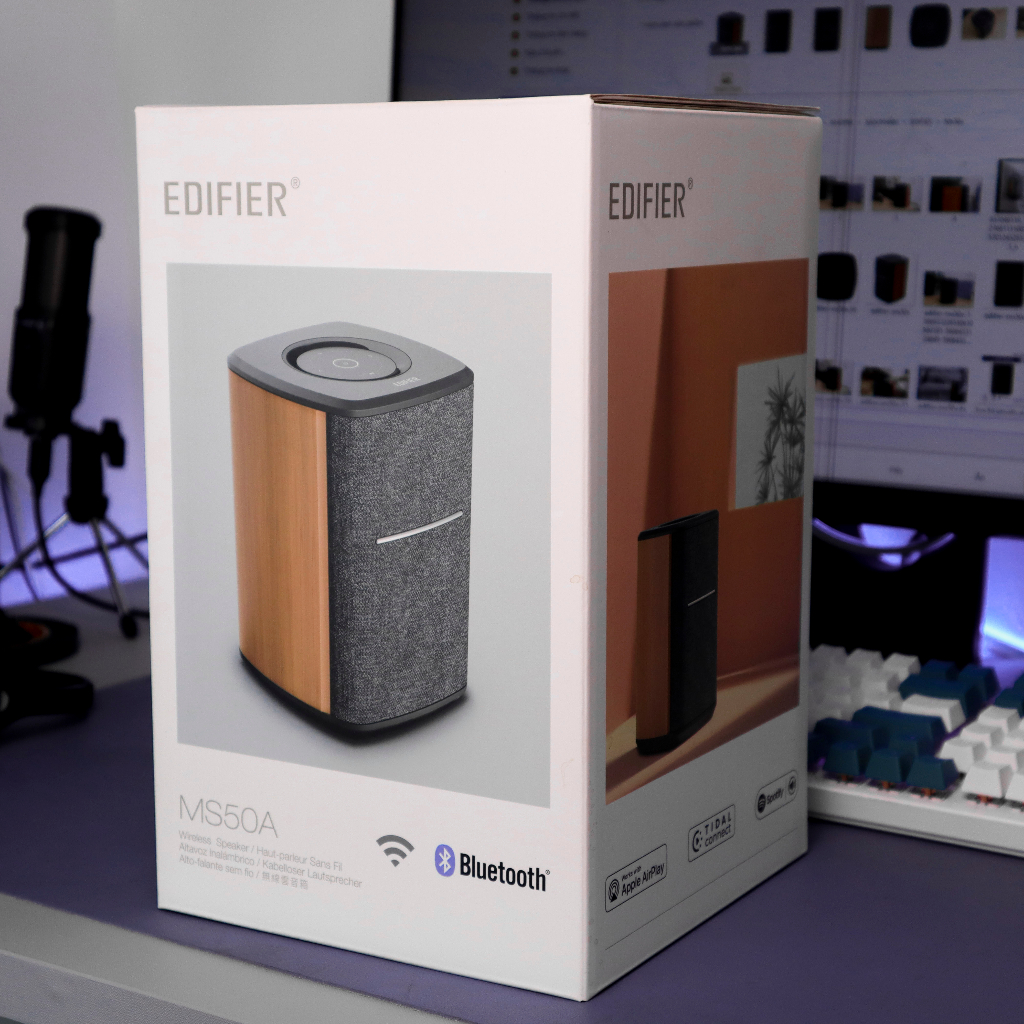 Edifier MS50A Active - Loa thông minh kết nối qua AirPlay và Wifi Alexa - Smart home