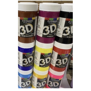 Combo 12 màu cơ bản acrylic 3d 300ml