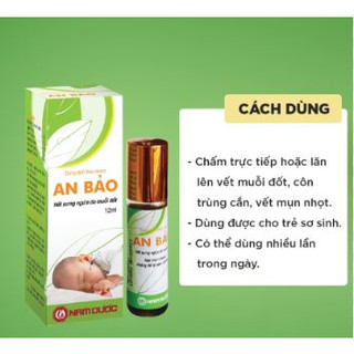 DUNG DỊCH THẢO DƯỢC AN BẢO LĂN MUỖI ĐỐT