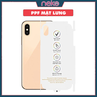 Miếng dán mặt lưng iphone dán ppf bảo vệ mặt sau iphone 6 7 8 x xs xr 11 12 13 14 pro max plus