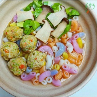 (500gr) Nui Ngũ Sắc Rau Củ