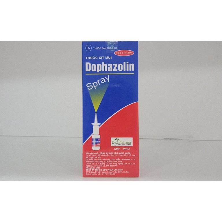 Xịt Mũi Dophazolin Spray lọ 15ml