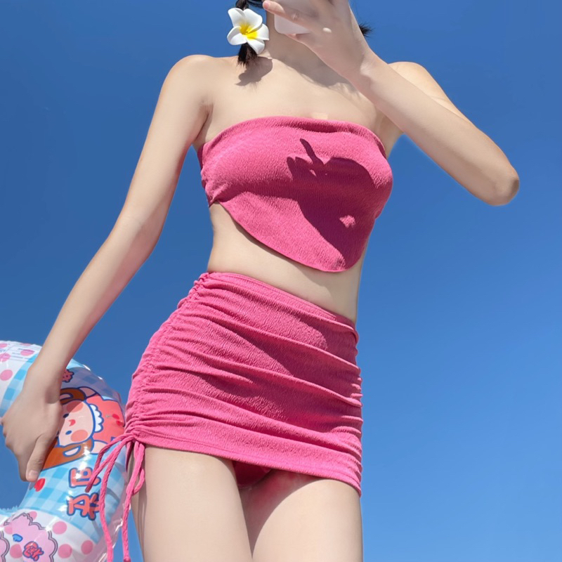 BIKINI BA MANH YẾM HỒNG DỄ THƯƠNG DU LỊCH HÈ