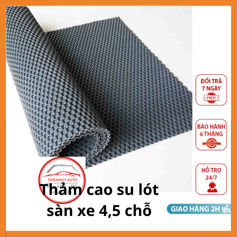 Combo bộ thảm cao su lót sàn ô tô xe hơi cao cấp vân 3d chống trượt chống mùi hôi dùng cho xe 4-5 chỗ ngồi