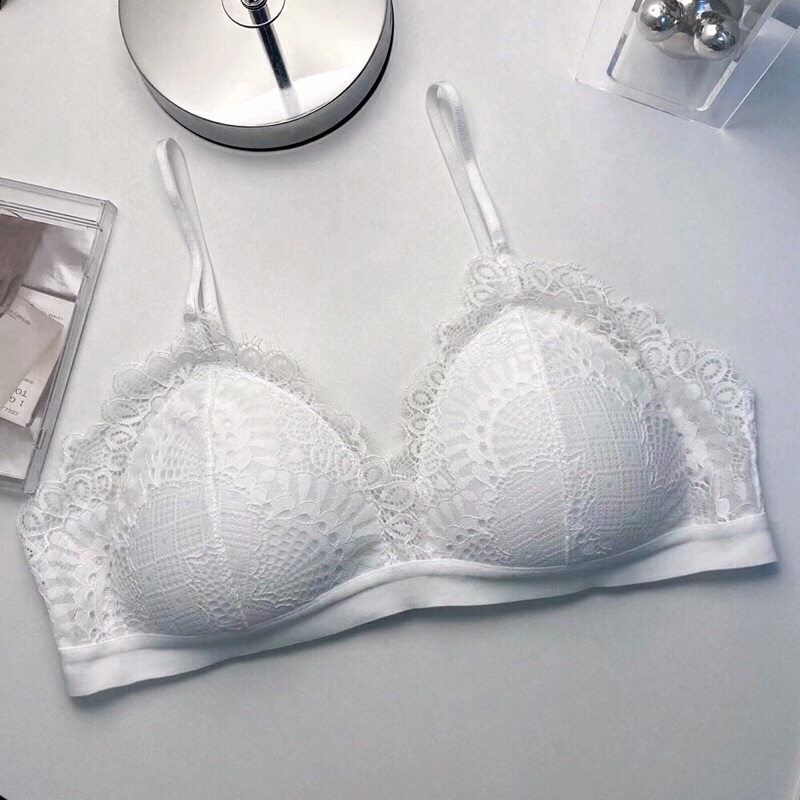 Áo bra ren đệm mỏng quả khum tròn đầy đặn dây mảnh 3 nấc cài 609
