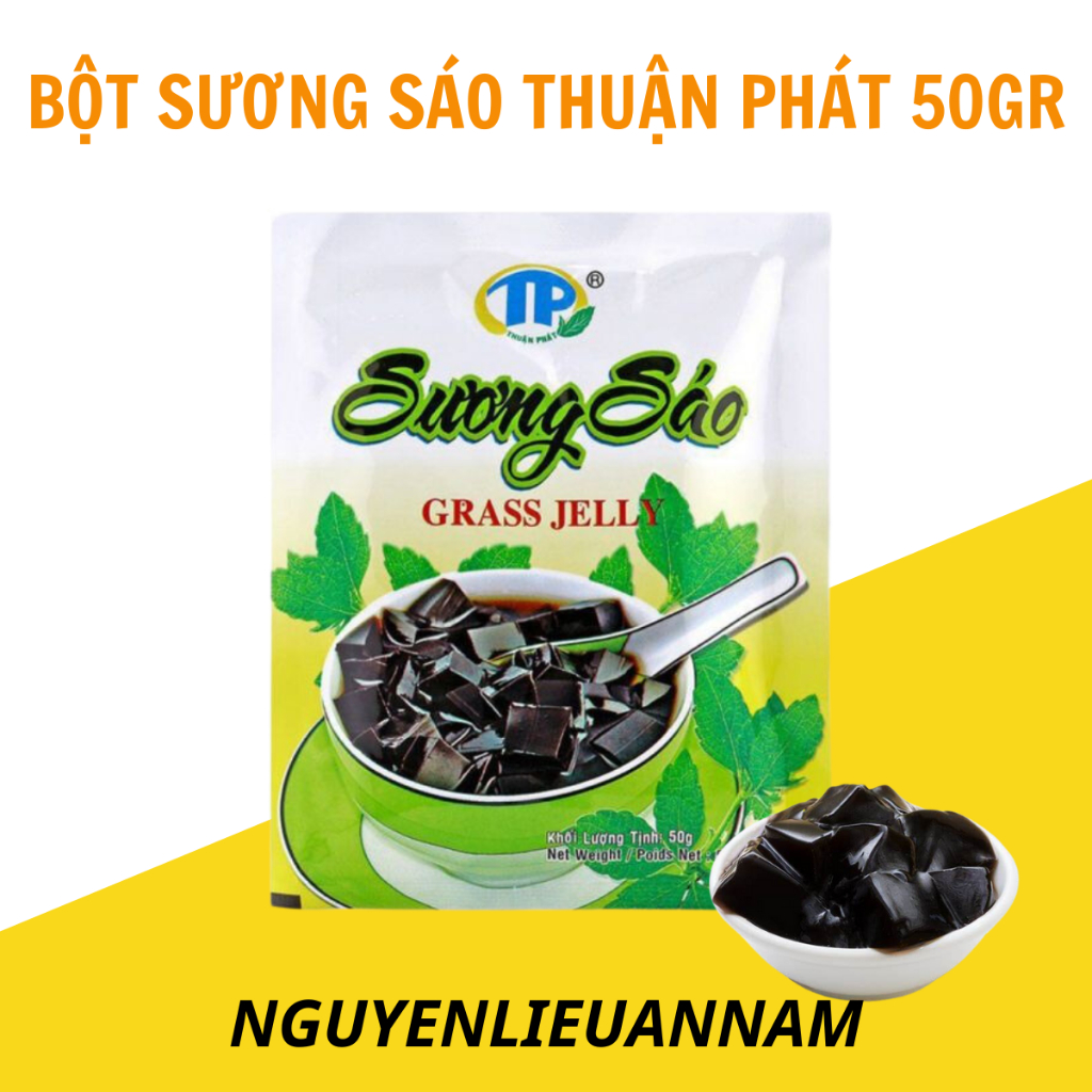 Bột sương sáo Thuận Phát gói 50gr làm thạch sương sáo thơm ngon