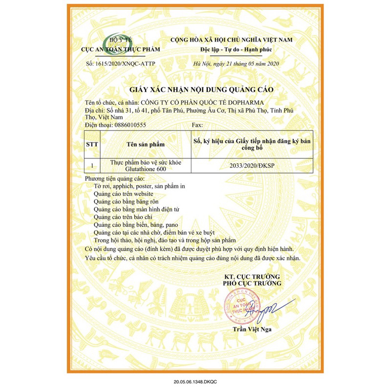 Viên Uống Nám Trắng Da Glutathione 600 Dr Lacir Chính Hãng .Hạn Chế Lão Hoá Da, Nếp Nhăn, Tăng Nội Tiết Tố Nữ | BigBuy360 - bigbuy360.vn