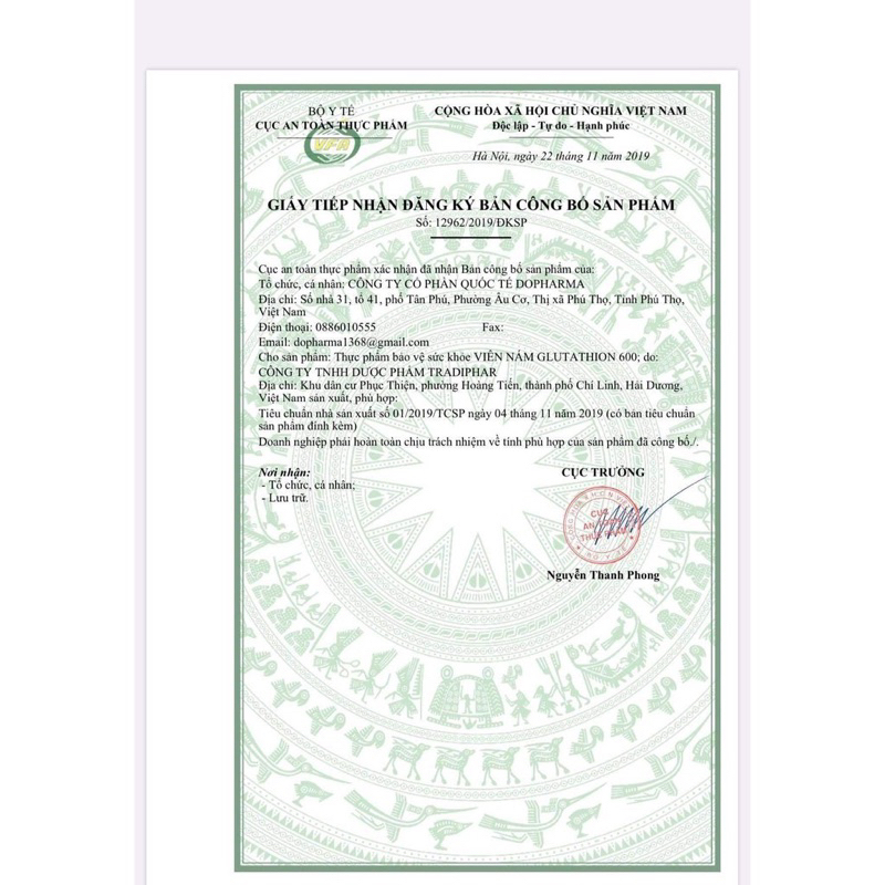 Viên Uống Nám Trắng Da Glutathione 600 Dr Lacir Chính Hãng .Hạn Chế Lão Hoá Da, Nếp Nhăn, Tăng Nội Tiết Tố Nữ | BigBuy360 - bigbuy360.vn