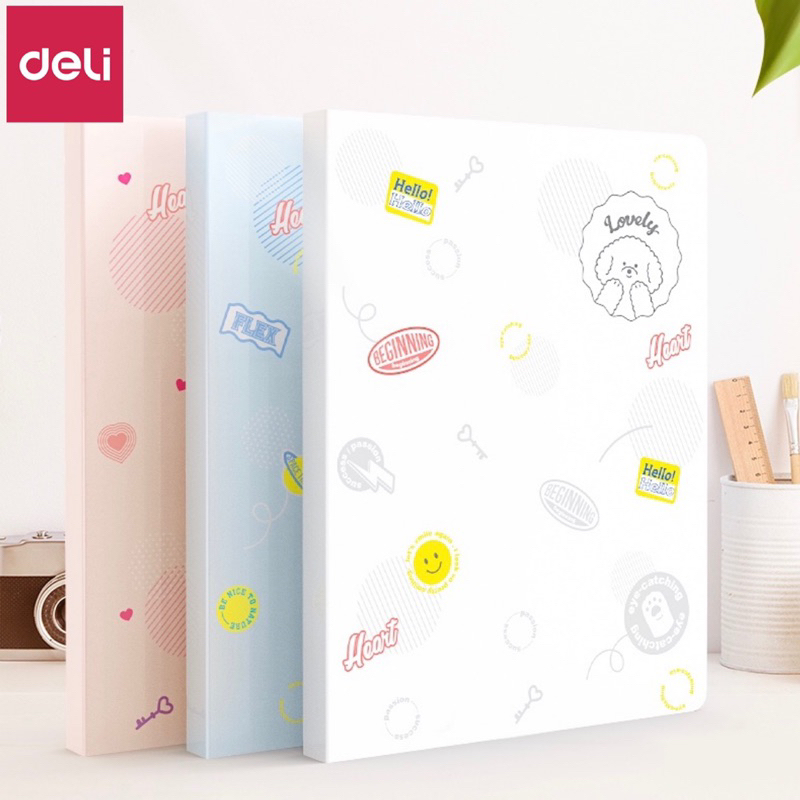 File Lá Deli A4 Đựng Tài Liệu Mẹ Bầu Tiện Lợi Đựng Tài Liệu Học Sinh Văn Phòng