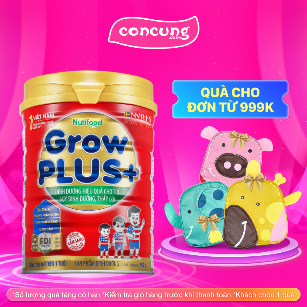 Sữa GrowPlus+ Đỏ 1,5kg (từ 1 tuổi)