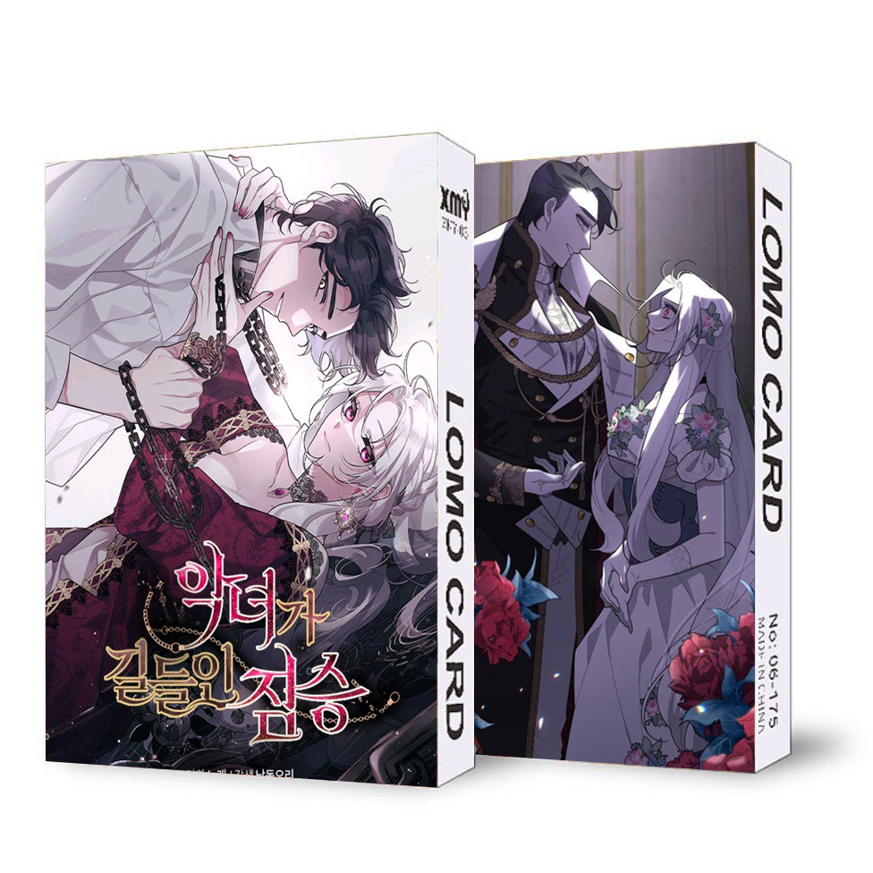 Hộp ảnh lomo in hình QUÝ CÔ HẮC ÁM CỦA NHÀ CÔNG TƯỚC manhwa anime chibi 30 tấm