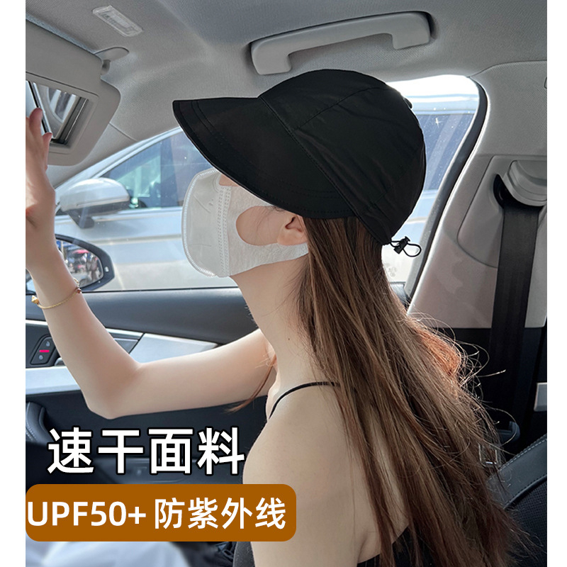 Mũ Bucket nữ Chống nắng Nón xô Vành rộng lưỡi trai Hàn Quốc Đi chơi Du lịch Mùa Hè Đi biển Thời trang