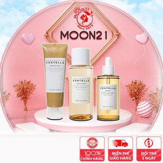 Bộ mỹ phẩm dưỡng da rau má SKIN1004 Madagascar Skin1004 Tinh Chất Rau Má cho da nhạy cảm Auth Hàn Quốc