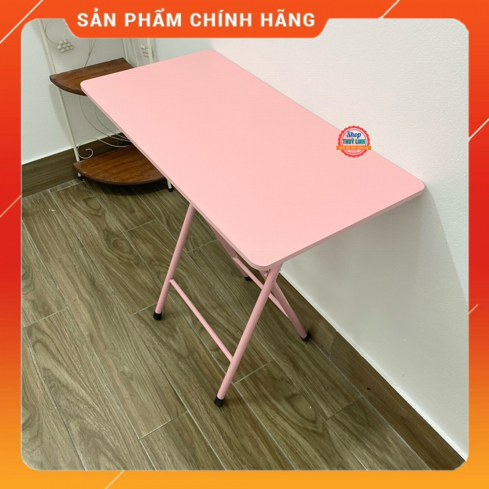 Bàn gấp gọn hồng siêu đẹp dành cho sinh viên học sinh
