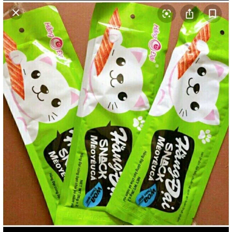 Sỉ 1 bịch 30 gói snack mèo yêu cá