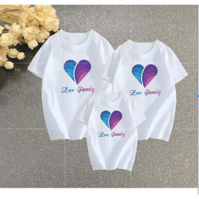 áo ĐÌNH NHỎ HẠNH PHÚC TO áo gia đình 3/4/5 người chất cotton mịn mát