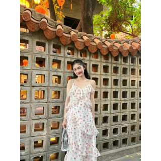 Đầm maxi hoa