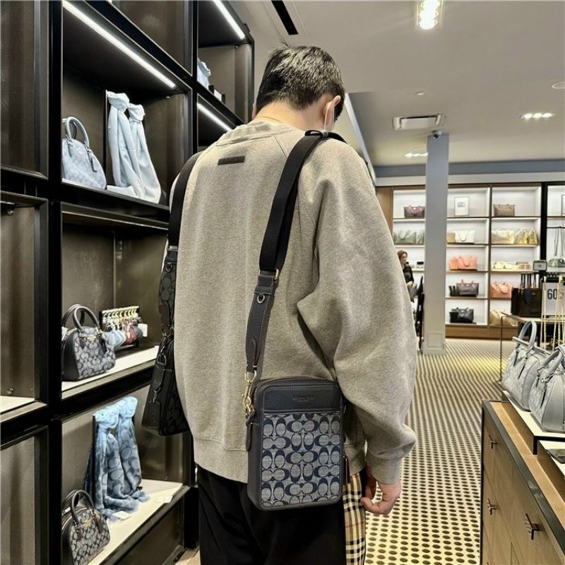 Túi C0ACH SULLIVAN CROSSBODY da thật xịn xò