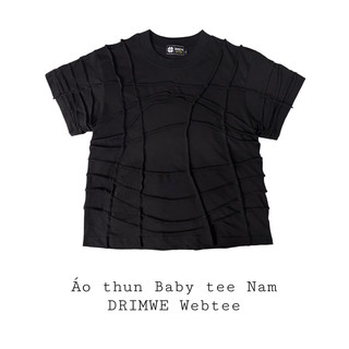 Áo thun Baby tee Nam,Áo thun Boxy cho nữ DRIMWE Nettee unisex Chính hãng