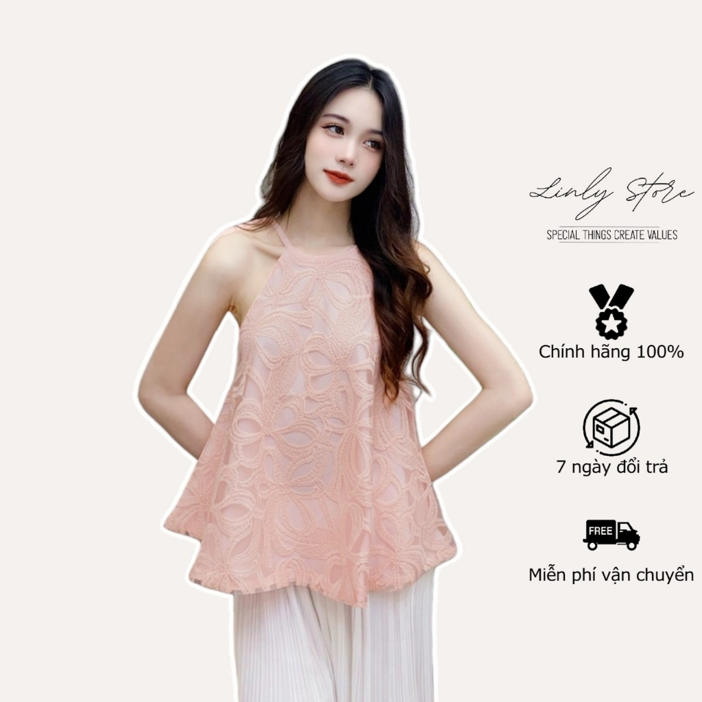 Áo yếm nữ cổ tròn dáng suông Linly Store A-YS3