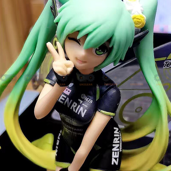 Mô hình Hatsune Miku Team Ukyo trang trí pc - figure trang trí 14cm dễ thương - mô hình cute siêu đẹp